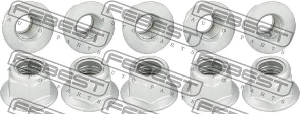 Febest 2398-005-PCS10 - Гайка на колелото vvparts.bg