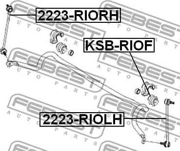 Febest 2223-RIOLH - Биалета vvparts.bg