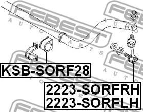 Febest 2223-SORFRH - Биалета vvparts.bg