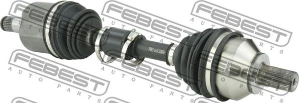 Febest 2714-S40LH - Полуоска vvparts.bg