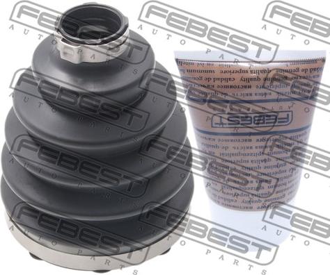 Febest 2717P-XC90F1 - Маншон, полуоска vvparts.bg