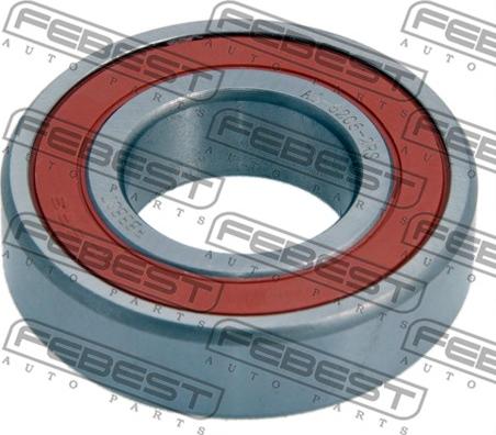 Febest AS-6206-2RS - Опора карданен вал vvparts.bg