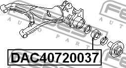 Febest DAC40720037 - Колесен лагер vvparts.bg