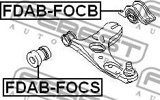 Febest FDAB-FOCS - Тампон, носач vvparts.bg