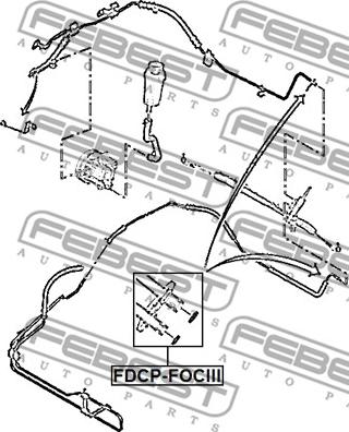 Febest FDCP-FOCIII - Семеринг, сервопомпа vvparts.bg