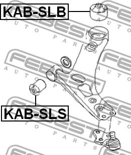 Febest KAB-SLS - Тампон, носач vvparts.bg