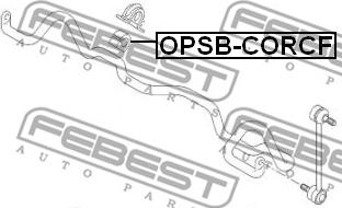 Febest OPSB-CORCF - Лагерна втулка, стабилизатор vvparts.bg