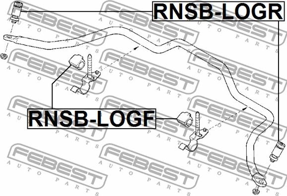 Febest RNSB-LOGR - Биалета vvparts.bg