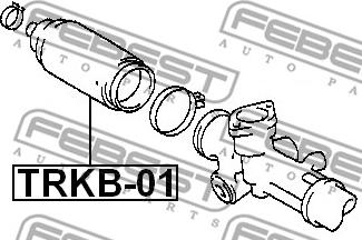 Febest TRKB-01 - Маншон, кормилно управление vvparts.bg