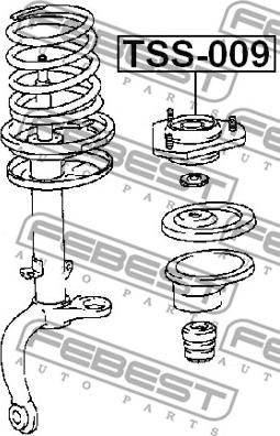 Febest TSS-009 - Тампон на макферсън vvparts.bg