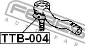 Febest TTB-004 - Ремонтен комплект, глава (накрайник)на напр.корм. щанга vvparts.bg