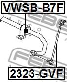 Febest VWSB-B7F - Лагерна втулка, стабилизатор vvparts.bg