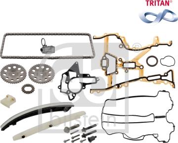 Febi Bilstein 49409 - Комплект ангренажна верига vvparts.bg