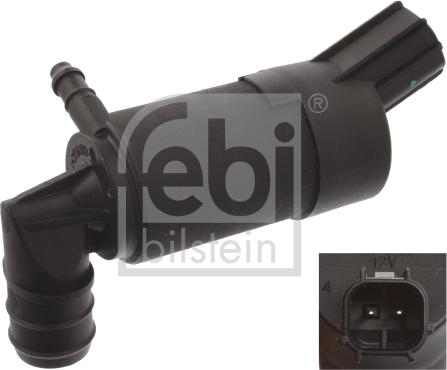 Febi Bilstein 45038 - Водна помпа за миещо устр., почистване на стъклата vvparts.bg