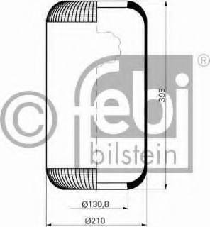 Febi Bilstein 15301 - Маншон, въздушно окачване vvparts.bg