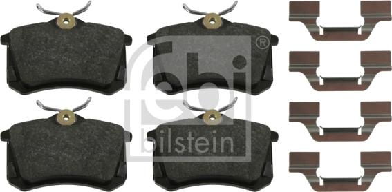 Febi Bilstein 16406 - Комплект спирачно феродо, дискови спирачки vvparts.bg