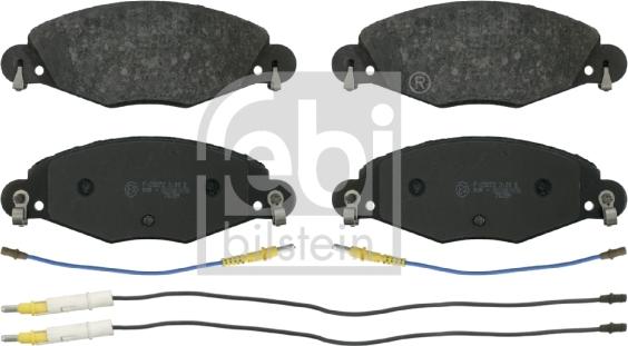 Febi Bilstein 16419 - Комплект спирачно феродо, дискови спирачки vvparts.bg