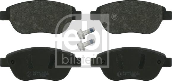 Febi Bilstein 16422 - Комплект спирачно феродо, дискови спирачки vvparts.bg