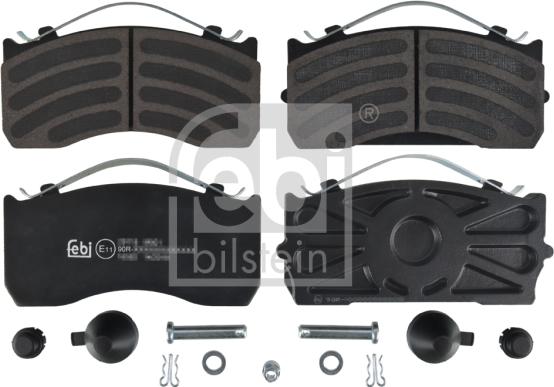 Febi Bilstein 16592 - Комплект спирачно феродо, дискови спирачки vvparts.bg