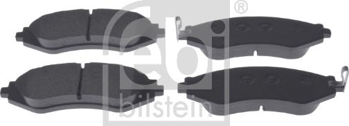 Febi Bilstein 16510 - Комплект спирачно феродо, дискови спирачки vvparts.bg