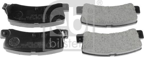 Febi Bilstein 16580 - Комплект спирачно феродо, дискови спирачки vvparts.bg