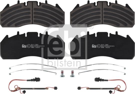 Febi Bilstein 16690 - Комплект спирачно феродо, дискови спирачки vvparts.bg