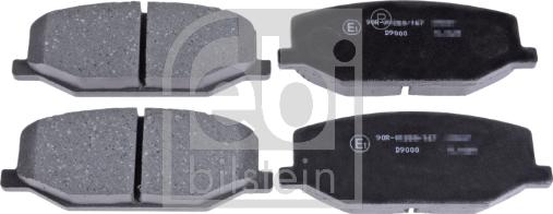 Febi Bilstein 16655 - Комплект спирачно феродо, дискови спирачки vvparts.bg