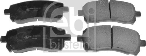 Febi Bilstein 16660 - Комплект спирачно феродо, дискови спирачки vvparts.bg