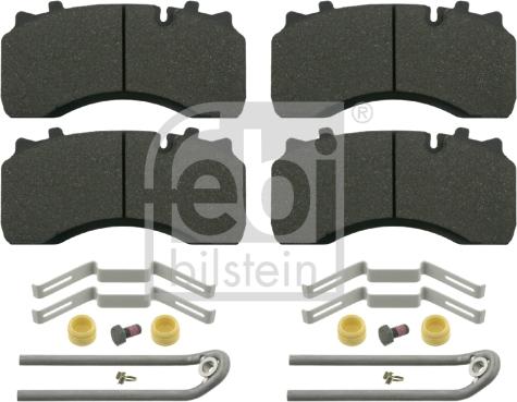 Febi Bilstein 16610 - Комплект спирачно феродо, дискови спирачки vvparts.bg