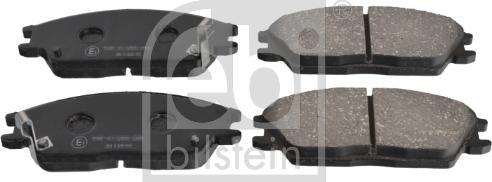 Febi Bilstein 16683 - Комплект спирачно феродо, дискови спирачки vvparts.bg