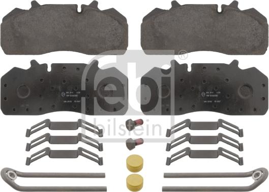 Febi Bilstein 16638 - Комплект спирачно феродо, дискови спирачки vvparts.bg