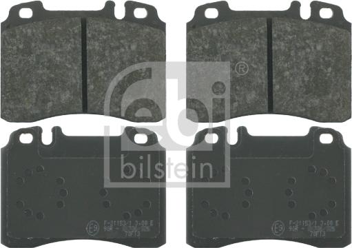 Febi Bilstein 16095 - Комплект спирачно феродо, дискови спирачки vvparts.bg