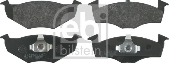 Febi Bilstein 16044 - Комплект спирачно феродо, дискови спирачки vvparts.bg