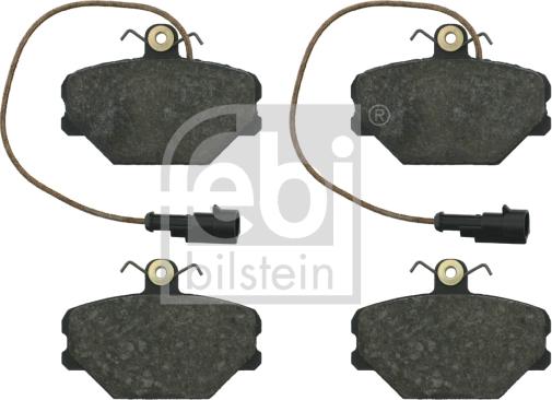 Febi Bilstein 16086 - Комплект спирачно феродо, дискови спирачки vvparts.bg