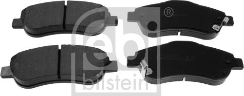 Febi Bilstein 16806 - Комплект спирачно феродо, дискови спирачки vvparts.bg