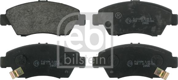 Febi Bilstein 16305 - Комплект спирачно феродо, дискови спирачки vvparts.bg
