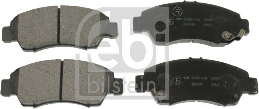 Febi Bilstein 16303 - Комплект спирачно феродо, дискови спирачки vvparts.bg