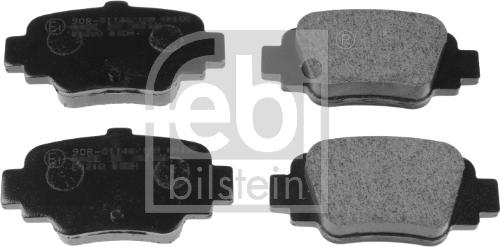 Febi Bilstein 16269 - Комплект спирачно феродо, дискови спирачки vvparts.bg