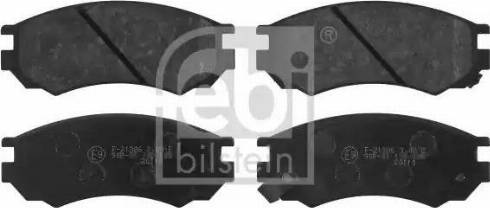 Febi Bilstein 16266 - Комплект спирачно феродо, дискови спирачки vvparts.bg