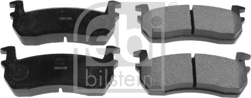Febi Bilstein 16261 - Комплект спирачно феродо, дискови спирачки vvparts.bg