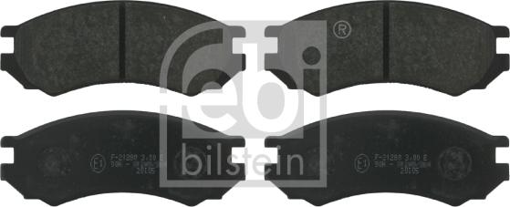 Febi Bilstein 16268 - Комплект спирачно феродо, дискови спирачки vvparts.bg