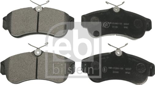 Febi Bilstein 16201 - Комплект спирачно феродо, дискови спирачки vvparts.bg