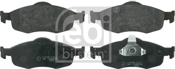 Febi Bilstein 16202 - Комплект спирачно феродо, дискови спирачки vvparts.bg