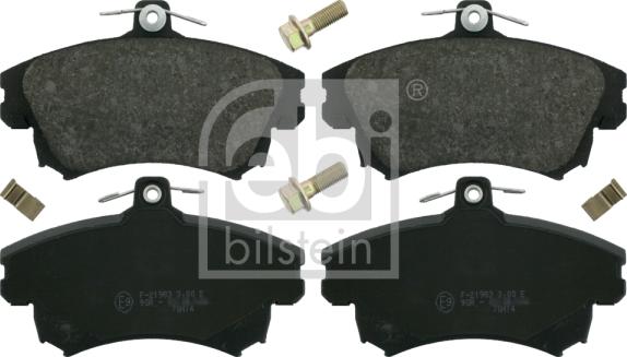 Febi Bilstein 16214 - Комплект спирачно феродо, дискови спирачки vvparts.bg