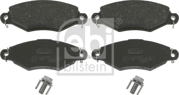 Febi Bilstein 16226 - Комплект спирачно феродо, дискови спирачки vvparts.bg