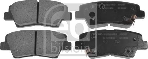 Febi Bilstein 16799 - Комплект спирачно феродо, дискови спирачки vvparts.bg
