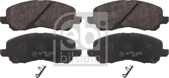 Febi Bilstein 16741 - Комплект спирачно феродо, дискови спирачки vvparts.bg