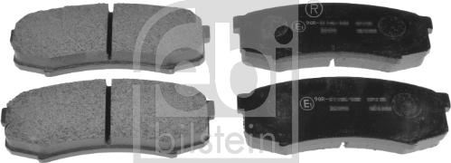 Febi Bilstein 16732 - Комплект спирачно феродо, дискови спирачки vvparts.bg