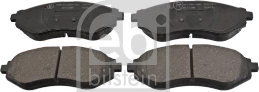 Febi Bilstein 16721 - Комплект спирачно феродо, дискови спирачки vvparts.bg