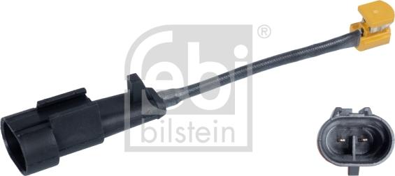 Febi Bilstein 106207 - Предупредителен контактен сензор, износване на накладките vvparts.bg